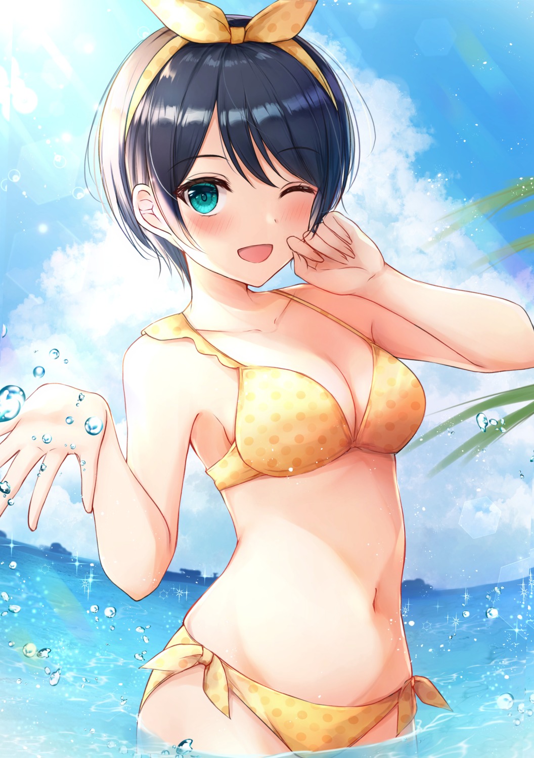 Yukiunag Kanojo Okarishimasu Sarashina Ruka Bikini Cleavage Swimsuits